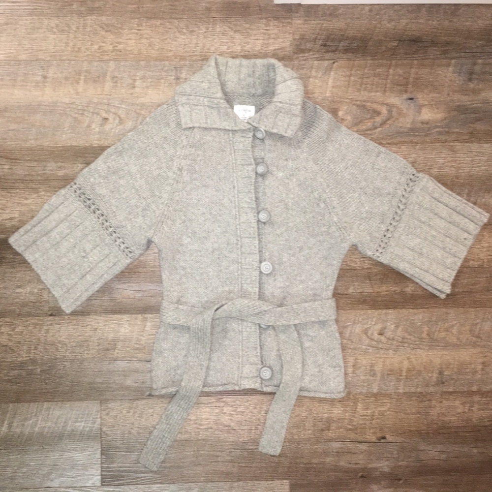 151. H&M Button Down Adjustable Tie Sweater